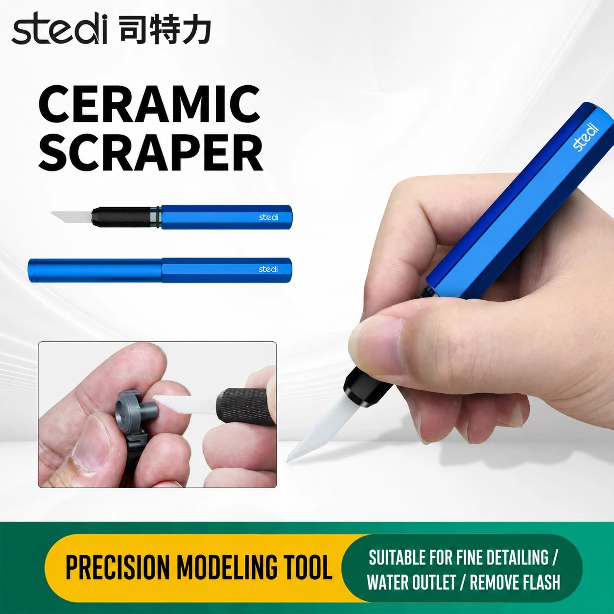 Seam Scraper Tool - Stedi MS-39M Seramik Kazıyıcı Gundam Dikiş