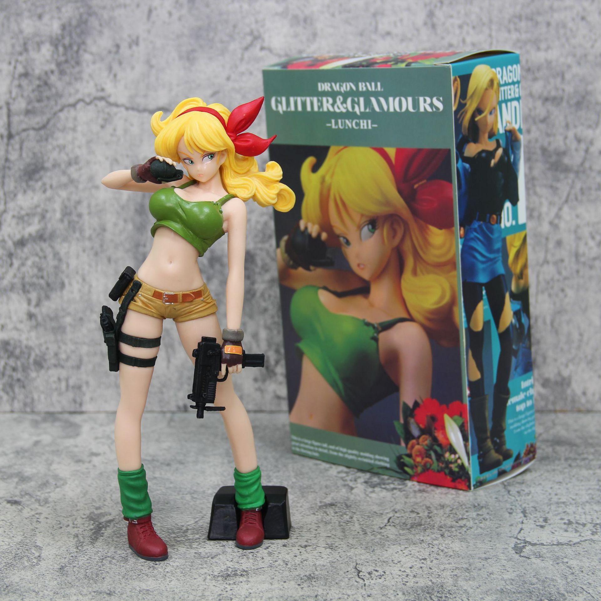 Model Kit Waifu - 24cm/9.4in Dragon Ball Figürü Sarışın Launch