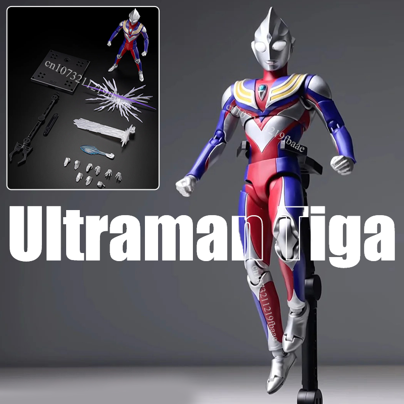 Model Kit Ultraman Tiga - Orijinal Blokees Ultraman Tiga Aksiyon Figürü