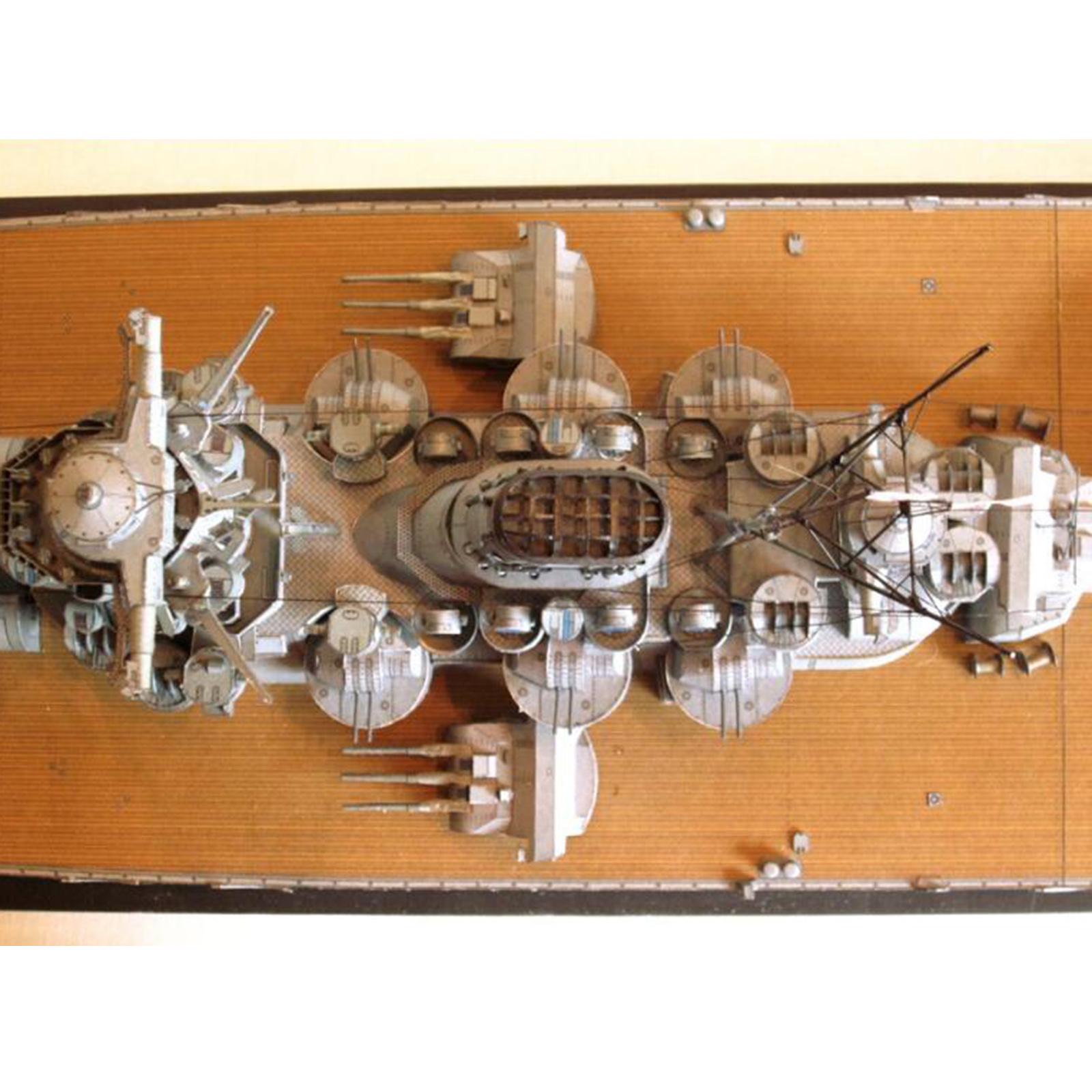 Model Kit Ww2 - 1 adet WW2 Yamato Donanma Gemisi