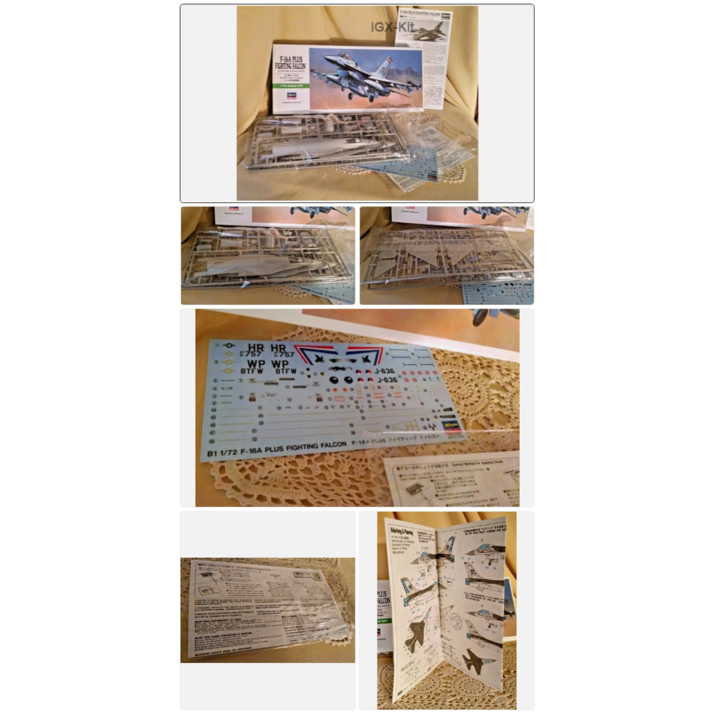 Model Kit Jet - Hasegawa 00231 1/72 Ölçekli ABD F16
