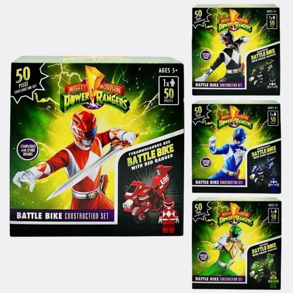 Model Kit Power Rangers - Hasbro Power Rangers Kırmızı Yeşil Mavi