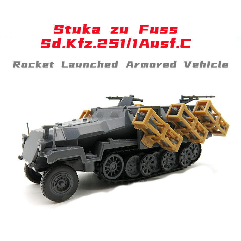 Model Kit Ww2 - 1/72 ww2 Stuka zu Fuss montaj