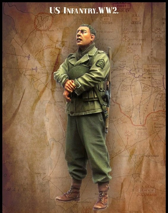 Model Kit Ww2 - 1/35 Ölçekli ABD Ordusu Piyade 2.