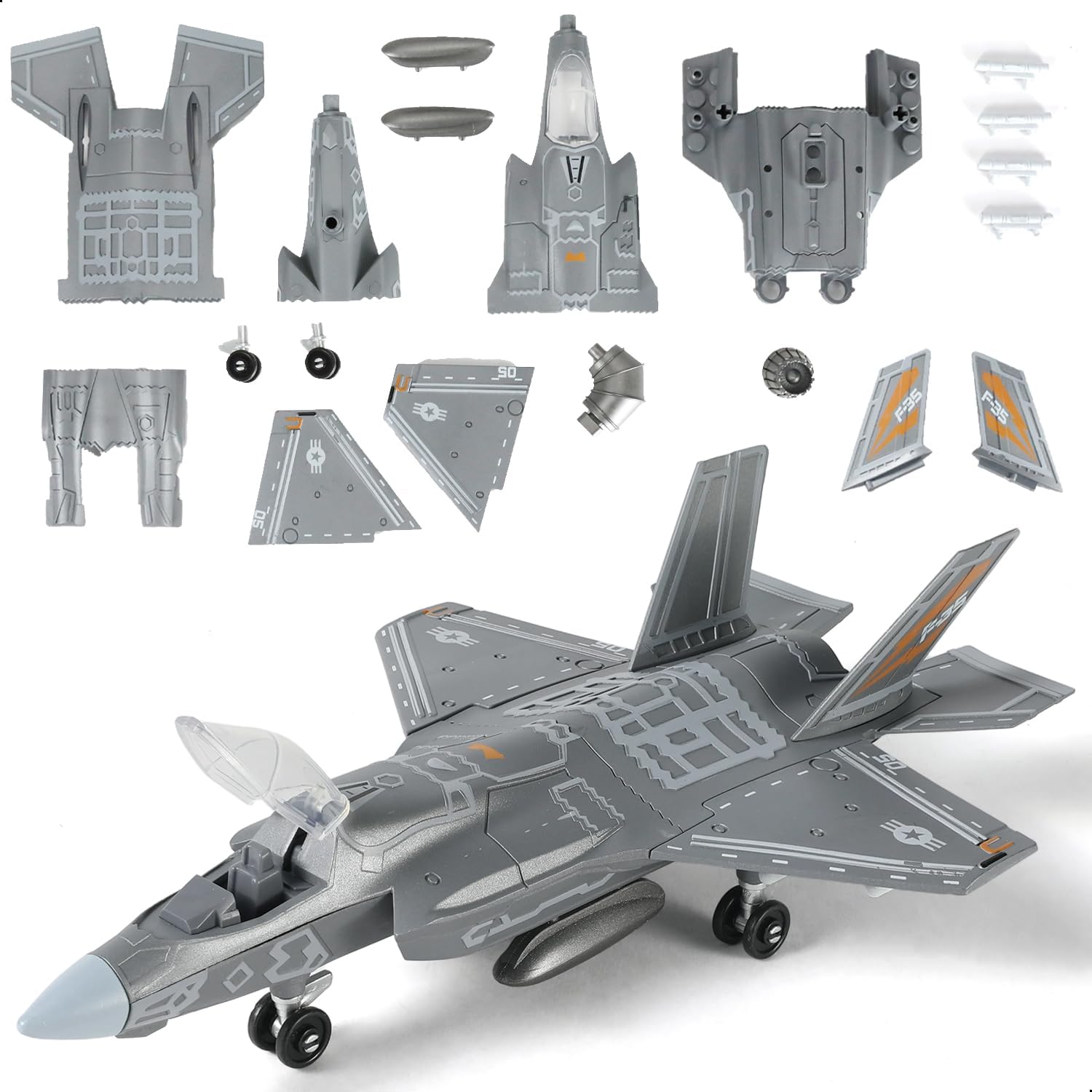 Model Kit Jet - 1:72 Ölçekli F-35 Savaş Jeti Hızlı