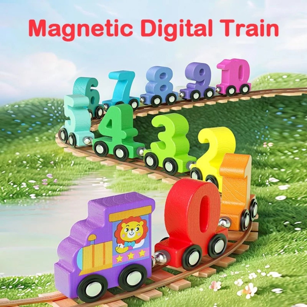 Model Kit Train - 1 takım 0-10 numara dijital tren