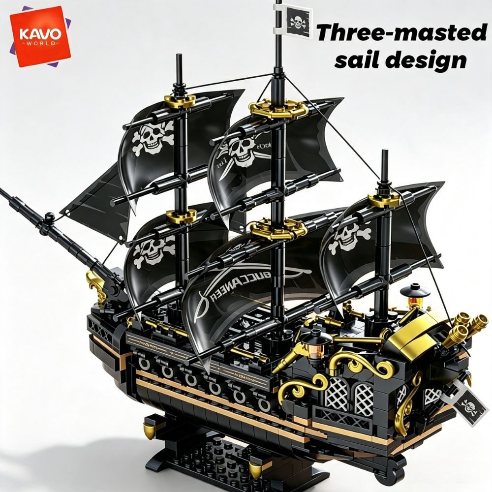 Model Kit Lucario - KAVOWORLD 801 parça 1799 Klasik Siyah