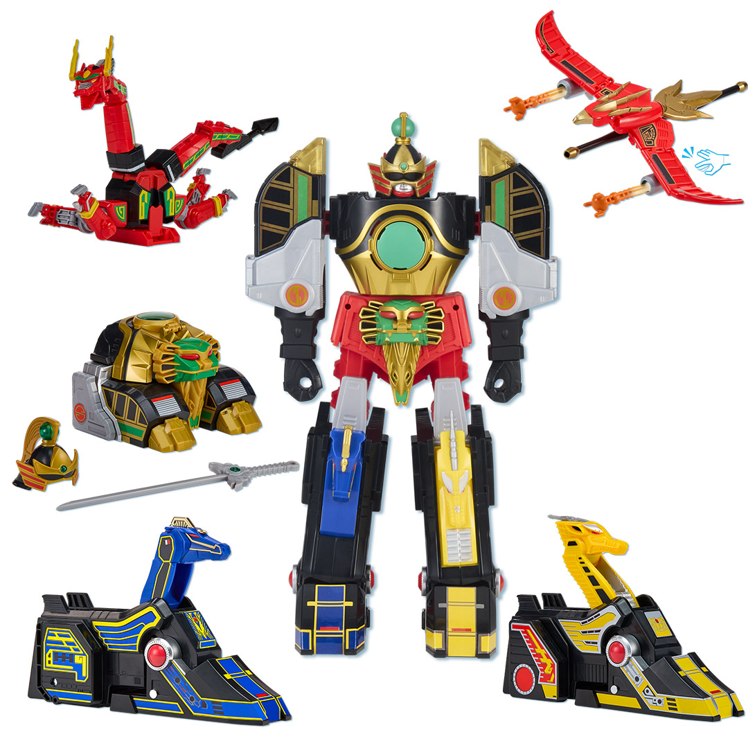 Model Kit Power Rangers - Playmates Power Rangers Mega Thunderzord Aksiyon