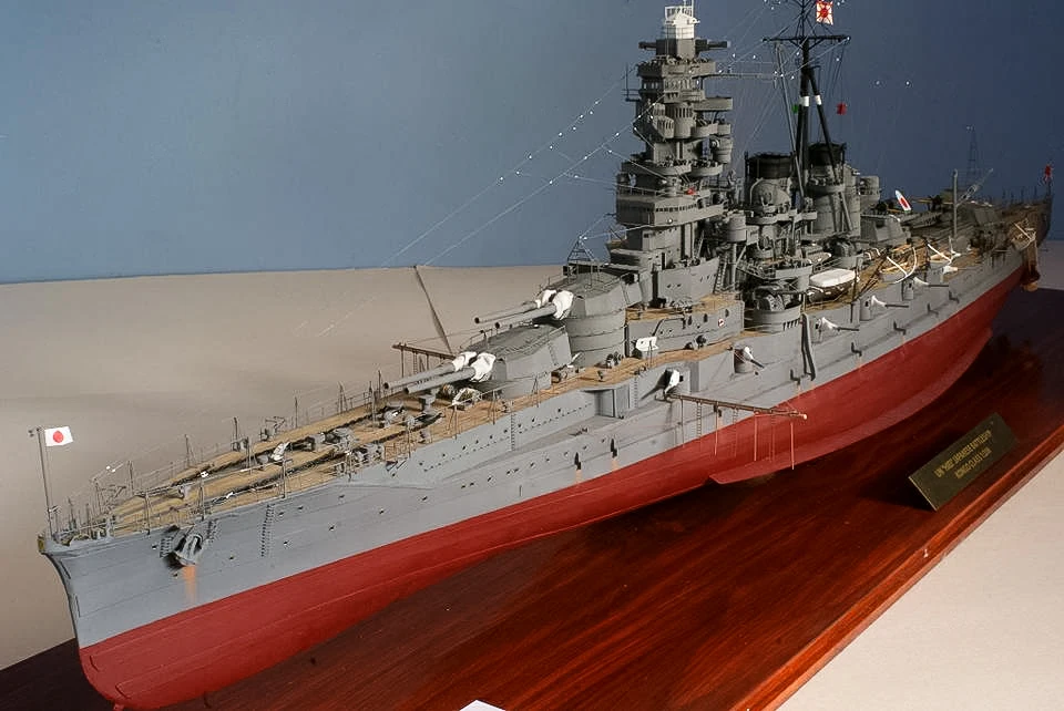 Model Kit Ww2 - 1:200 Ölçekli WW2 Savaş Gemisi Hiei