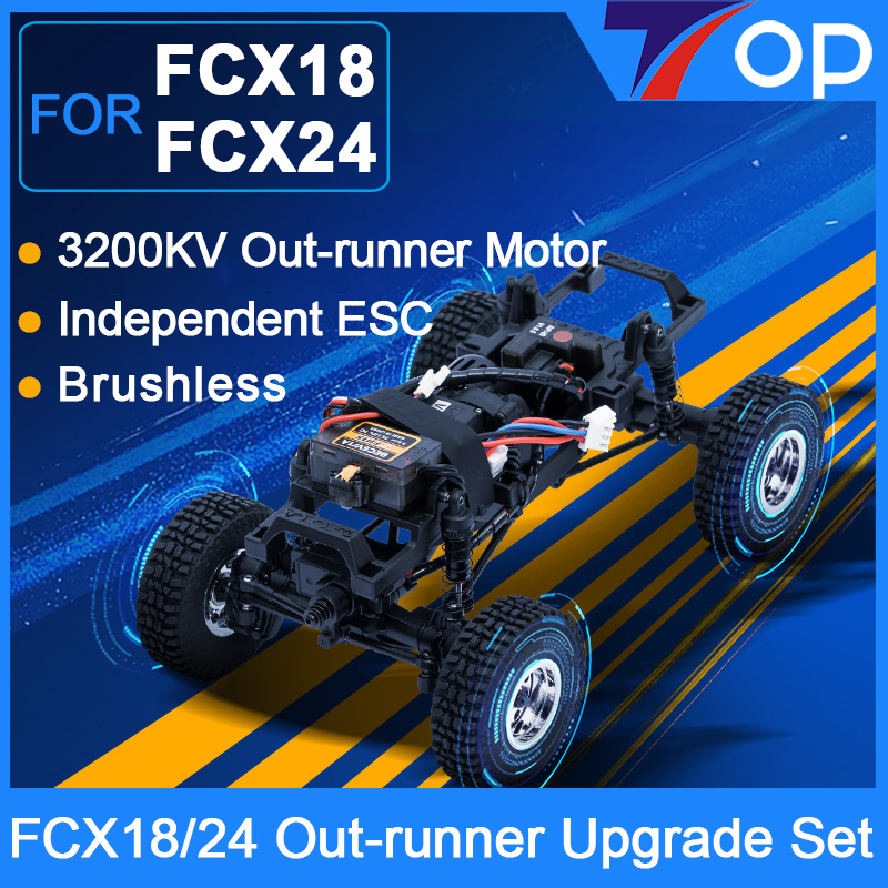 Model Kit Runner Organizer - FMS FCX18/24 Out-runner Fırçasız Motor Harici