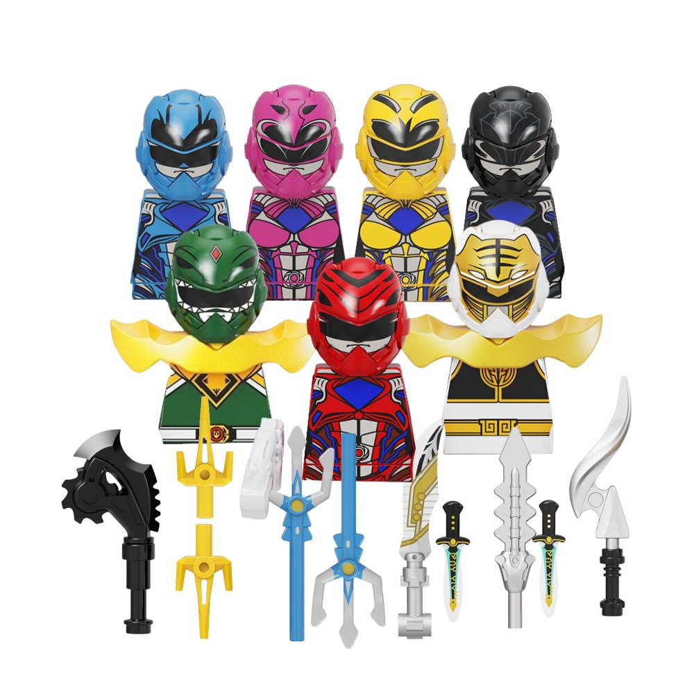 Model Kit Power Rangers - Film Powered Rangers Mini Yapı Taşları