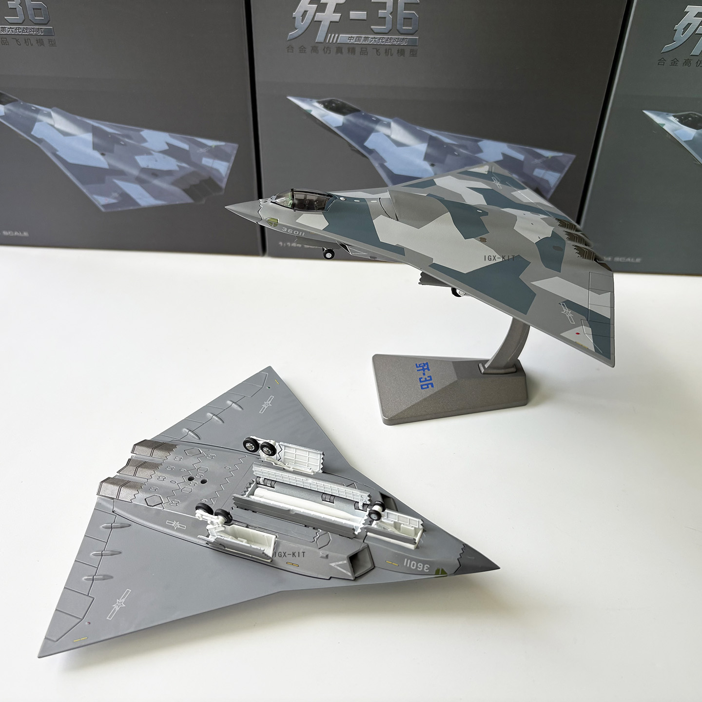 1/144 J-36 Çin 6. Nesil Uçak J - Model Kit Jet incelemesi ve fiyatı