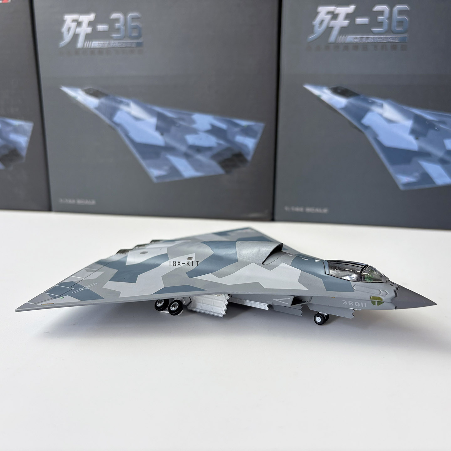 1/144 J-36 Çin 6. Nesil Uçak J - Model Kit Jet incelemesi ve fiyatı