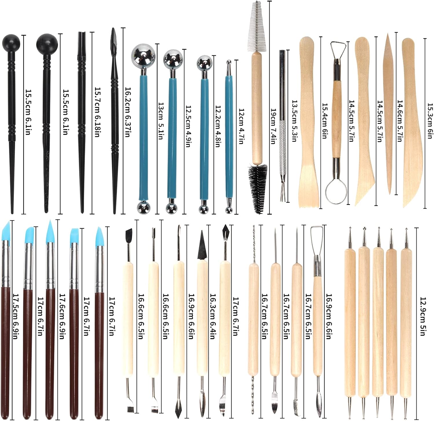Çömlekçilik Kil Şekillendirici - Model Kit Tool Set incelemesi ve fiyatı