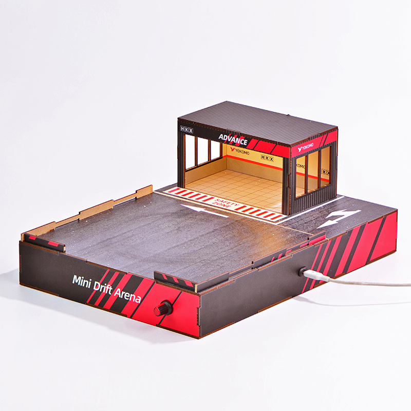 1:64 Ölçekli DIY Drift Pisti D - Model Kit Display incelemesi ve fiyatı