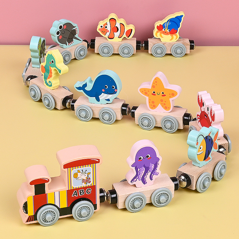 Manyetik ahşap küçük oyuncak t - Model Kit Train incelemesi ve fiyatı