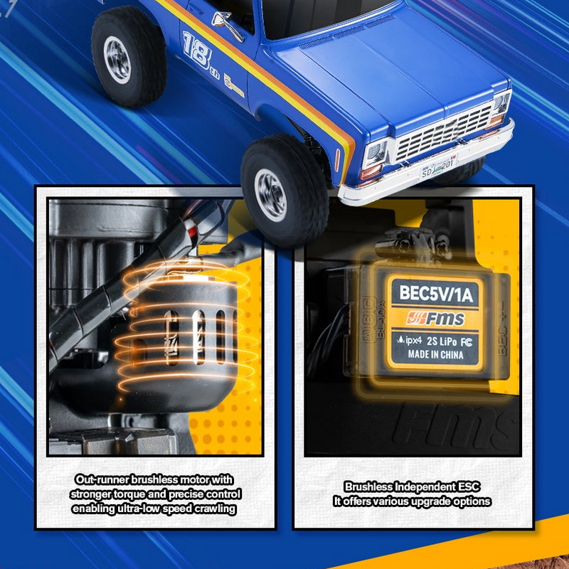 FMS FCX18/24 Out-runner Fırças - Model Kit Runner Organizer incelemesi ve fiyatı