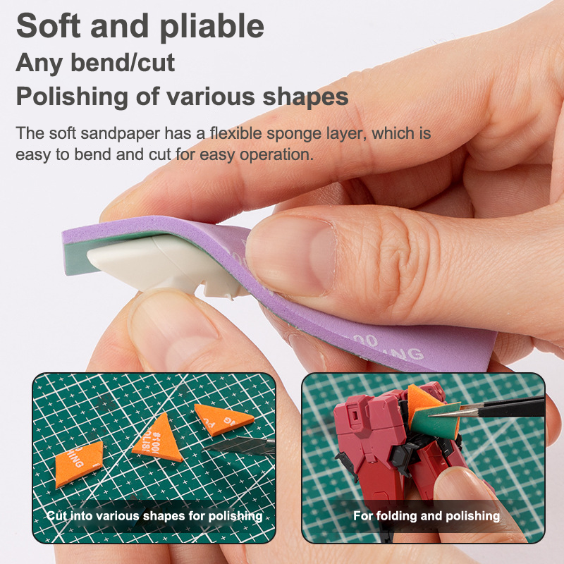 9 adet/takım 400 ~ 1200 Yarı s - Model Kit Tool Set incelemesi ve fiyatı